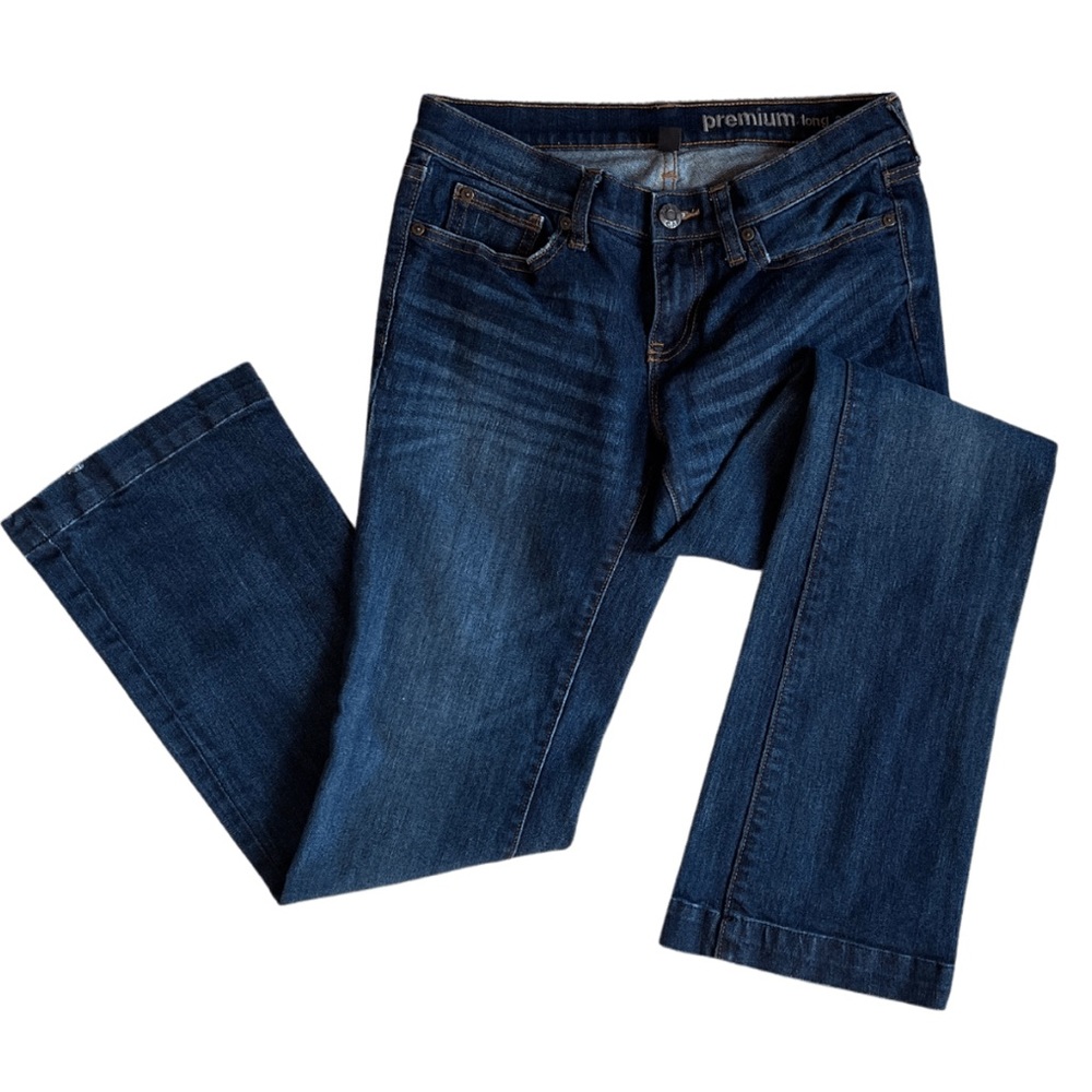GAP Premium Long and Lean Boot Cut Stretch Denim Medium Wash size 4/27r